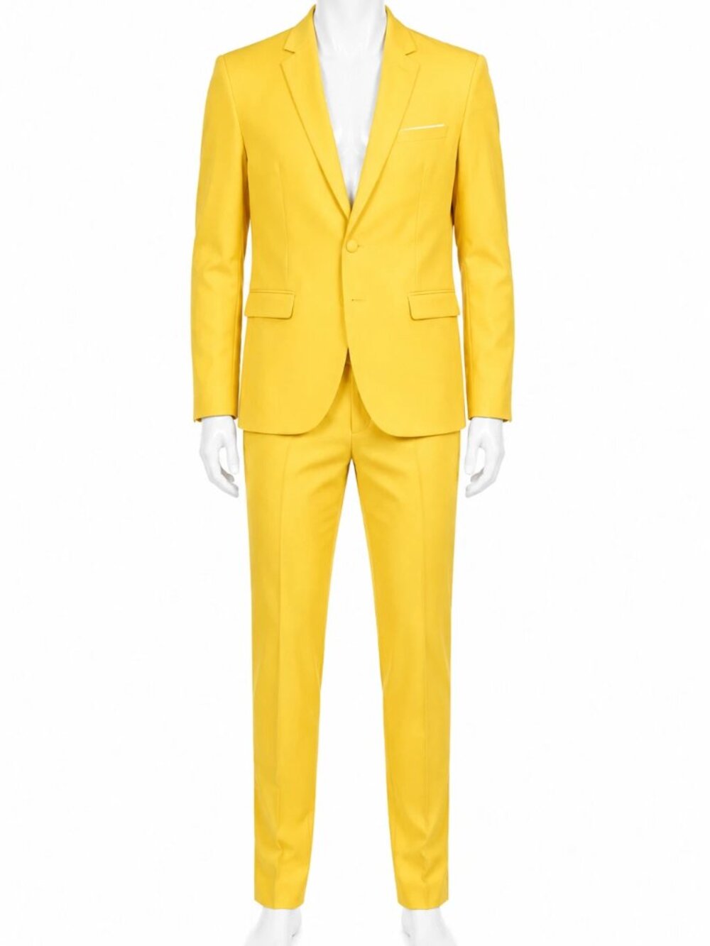 YFFUSHI Gold / Yellow 2 Piece Suit - Blazer and Slacks - EUC ~XL READ